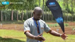 Alphonse Odhiambo comments on the Fuzion FTP-300 at the Summit of Community Network in Siaya