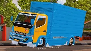 MOD BUSSID | Livery STANDAR POLOSAN Mod Truck Canter Box Terbaru