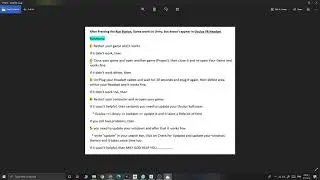 After Pressing the Run Button, Game works in Unity, but doesn't appear in Oculus VR Headset