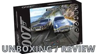 Micro Scalextric Unboxing/Review: 007 James Bond Aston Martin V8 vs Aston Martin D85