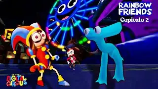 A Pomni foi parar no parque mais perigoso do Roblox - Rainbow Friends capitulo 2 - Digital Circus