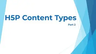 Moodle 4.1 - H5P Part2