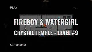 Fireboy and Watergirl - Walkthrough: Crystal Temple Level #9