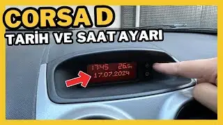 Opel Corsa D Tarih ve Saat Ayarı
