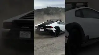 $370,000 Lamborghini Huracan Sterrato и свежие бублики 🍩😜 #lamborghini #huracan #sterrato #donuts
