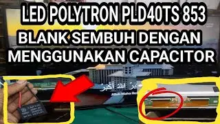 TV LED POLYTRON PLD 40TS853 TIDAK ADA GAMBAR(blank)