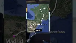 Paris to Madrid in One Day by Train