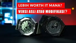 VERSI ASLI KALAH TELAK? G-SHOCK GM-2100 VS GA-2100 MOD BNB GEN 4 AP