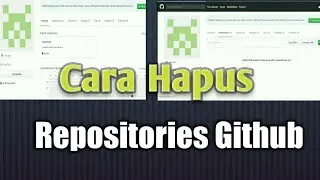 How to delete repositories / project on github