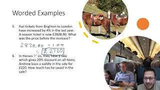 Reverse Percentages - GCSE Maths (Foundation and Higher)