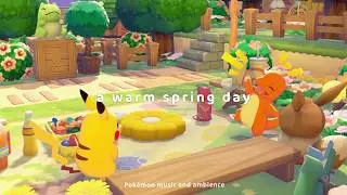 a warm spring day 🌼 pokémon music for study & relax | pokopia ambience