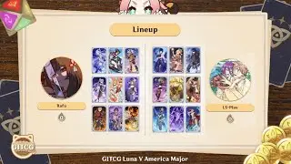 GITCG Luna V America Major Finals Rafu vs LS-Plus|| Genshin Impact TCG Tournament 