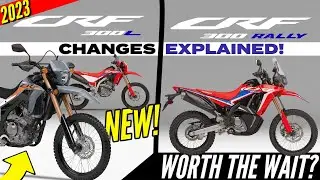New 2023 Honda CRF300L + RALLY Released! Changes Explained...