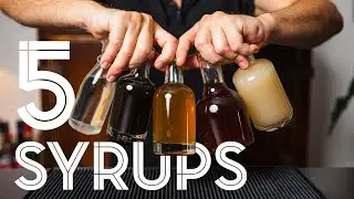 Easy SYRUP Recipes for Cocktails and Mocktails