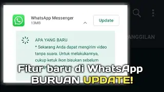 Fitur baru di WhatsApp 2021|buruan update - membisukan Vidio