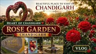 Rose Garden Chandigarh | Vlog | zakir hussain रोज़ गॉर्डन चंडीगढ़ !  #rosegarden #vlog