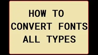 HOW TO CONVERT UNICODE FONT TO ANY OTHER ANSI FONT HINDI MARATHI DEVANAGARI ALL