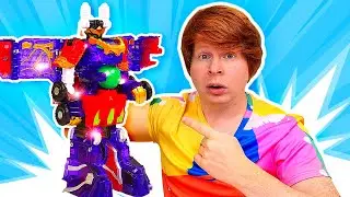 Видео про игрушки. Игрушки Огнеящер и его друзья ждут подзарядки! Mecard Ball потратил заряды!