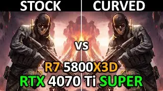 Ryzen 7 5800X3D Stock vs Curve Optimizer | RTX 4070 Ti Super | Performance Comparison! | 2024
