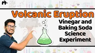Vinegar and Baking Soda Science Experiment | Volcanic Eruption | वोल्केनो | ज्वालामुखी | DIY Science