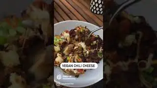 Vegan Chili Cheese - on a baked potato #shorts #recipes #vegan #plantbased #food #yum