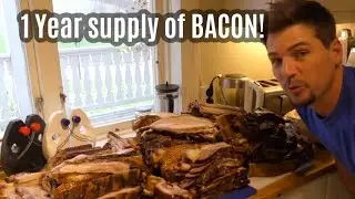 How I make bacon (forest-raised pork)