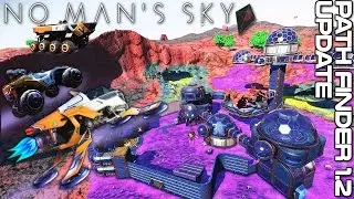 ALIEN RACE TRACK!! - Exocraft Racing | Whats in the Path Finder Update | Base building No Man's Sky