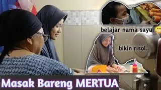 Mba ISAYANG 123 abis urut dedek bayi‼️masak ini aja bareng mertua plus bikin risol jualan..