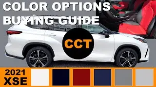 2021 Toyota Highlander XSE - Color Options Buying Guide