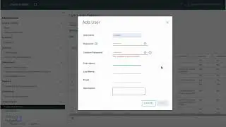 Create an admin user in vSphere