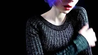Fabric long dress scratching ASMR. Hugging my heart.