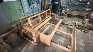 MODERN SOFA CUM BED || PULL OUT || BACK FLIP || LATEST DESIGN || WOODEN STRUCTURE