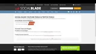 Socialblade.com-How to get YouTube Analytics for any channel!