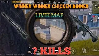 CHICKEN DINNER |SOLO MATCH |? KILLS | M24 + M416| PUBG MOBILE| LIVIK|BY F1RE GAMER|