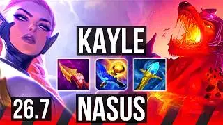 KAYLE vs NASUS (TOP) | TR Challenger | 26.7