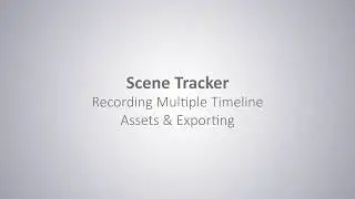 Scene Track: 05 :Recording Multiple Timeline Assets & Exporting