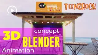 Blender 3D Concept Art video