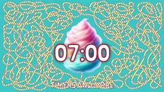 7 Minute Cotton Candy Bomb 💣 Timer