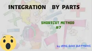 INTEGRATION Shortcut method |TRICK#7 by "ONE DAY BATTING" ONLINE TUTORIAL