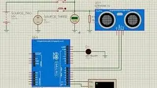 how to use ultrasonic sensor in proteus