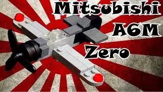 (LEGO Самоделка)Как сделать Mitsubishi A6M Zero.