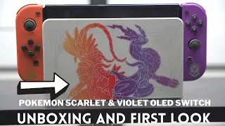 THIS SWITCH OLED IS SO BEAUTIFUL | Pokemon Scarlet & Violet Switch OLED Unboxing/First Look