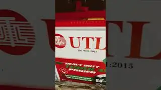 UTL SOLAR BATTERY #utlgamaplus #utlinverter #utl #solarbatteryindia #solarenergy #solarbattery