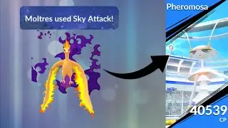 MOLTRES DESTROYS PHEROMOSA - solo Pheromosa raid
