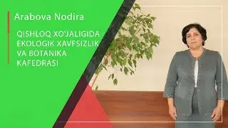 Mavzu: O'simlik to'qimalari va ularning qishloq xo'jaligida ahamyati