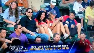 Red Sox Boob Grab