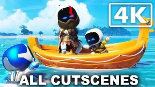 Astro Bot PS5 - All Cutscenes [4K 60FPS]