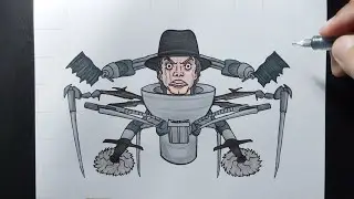 How to draw Michael Jackson Skibidi Toilet 69