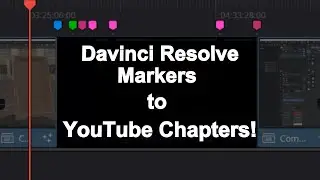 Davinci Resolve Markers To YouTube Chapters without any Editing!!
