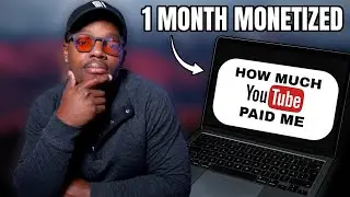 How Much YouTube Paid Me My First Month Being Monetized (Full Breakdown)